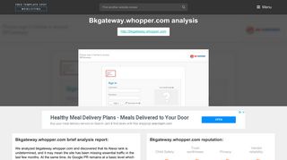 BK Gateway Whopper. Login |BK® Gateway - Popular Website Reviews