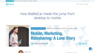 How BlaBlaCar made the jump from desktop to mobile | Adjust