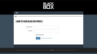 Black Box - Member Login
