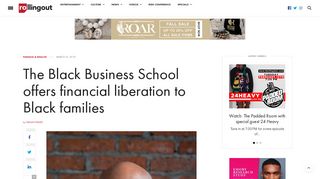 The Black Business School offers financial liberation to Black ...