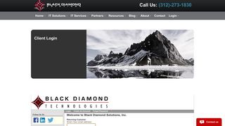 Client Login - Black Diamond Solutions