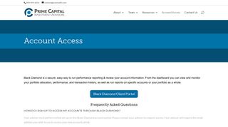 Account Access | Prime Capital Investment Advisors
