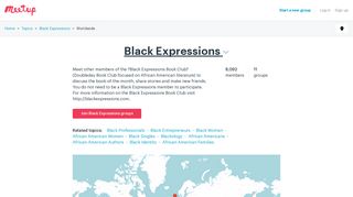 Black Expressions groups | Meetup