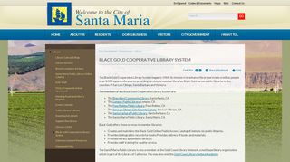 Black Gold Cooperative Library System | City of Santa Maria
