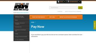 Pay Now | Black Hills Energy