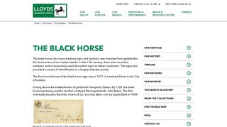 The Black Horse - Lloyds Banking Group plc