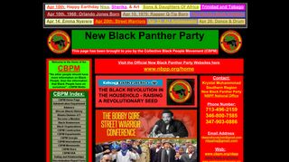 New Black Panther Party (NBPP) - CBPM