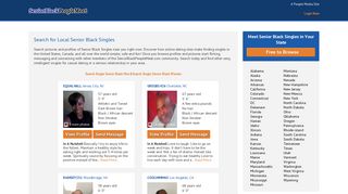 Search - SeniorBlackPeopleMeet.com - The Senior Black Dating ...