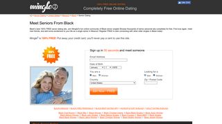 Black Senior Dating Site, Black Senior Singles, Black Senior ... - Mingle2