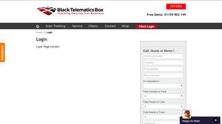 Login to our Online Shop | Black Telematics Box | GPS Tracking and ...