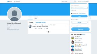 Creat New Account (@new_account) | Twitter