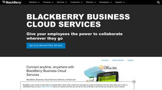 BlackBerry Business Cloud Services