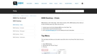 BBM Desktop - Chats : BBM