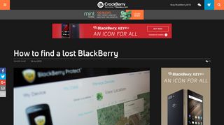 How to find a lost BlackBerry | CrackBerry.com