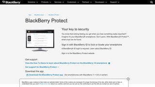Download BlackBerry Protect App - Applications for Smartphones ...