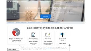 Sign in - BlackBerry Workspaces app for Android - 6.0