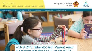 FCPS 24/7 Blackboard & Student Information System (SIS) | Spring ...