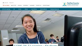 FCPS 24-7 Learning : Students | Fairfax County Public Schools