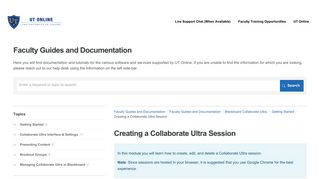 Creating a Collaborate Ultra Session | Blackboard Collaborate Ultra ...