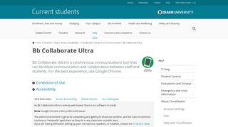 Bb Collaborate Ultra - Deakin University