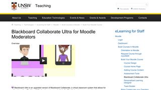 Blackboard Collaborate Ultra for Moodle Moderators | UNSW ...