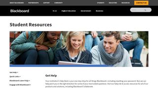 Student Resources | Blackboard
