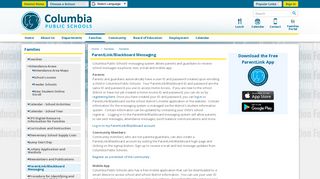 Families / ParentLink/Blackboard Messaging - Columbia Public Schools