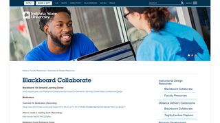 Blackboard Collaborate | Indiana State University