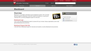 Blackboard | Overview | IT Services - Iowa State University