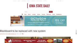 Blackboard to be replaced with new system | App ... - Iowa State Daily