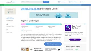 Access wiseup.wsu.ac.za. Blackboard Learn