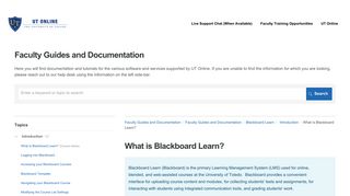 What is Blackboard Learn? | Blackboard Learn | Faculty Guides and ...