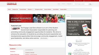 Student Resources - University of Louisville