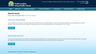 Search Results for “blackboard” – North Carolina Virtual Public School