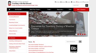 Teaching with Blackboard - Northern Illinois University