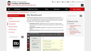 My Blackboard - Northern Illinois University