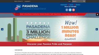 Home - Pasadena Independent School District - Pasadena ISD