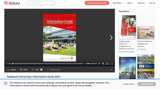 Radboud University's Information Guide 2015-2016 by Radboud ...