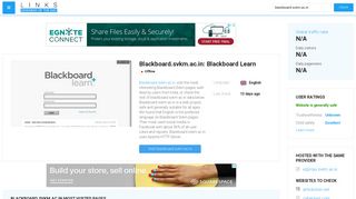 Visit Blackboard.svkm.ac.in - Blackboard Learn.
