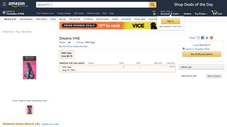 Amazon.com: Dreams [VHS]: Black Box: Movies & TV