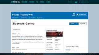 Blackcats-Games | Private Trackers Wikia | FANDOM powered by Wikia