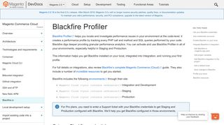 Blackfire Profiler | Magento 2 Developer Documentation