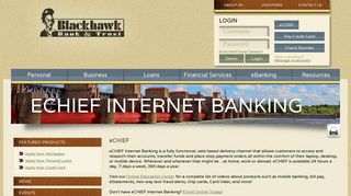eCHIEF Internet Banking - Blackhawk Bank & Trust