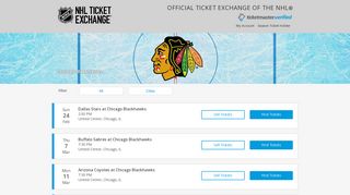 Chicago Blackhawks Tickets 2018-19 | NHL Official Ticket Exchange