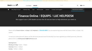 eQuips / LetUConnect Helpdesk | Black Horse