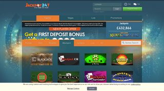 Online Blackjack - Play Live Blackjack | Jackpot247.com