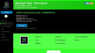 Blacklight Slide - Minneapolis