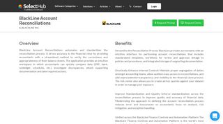 BlackLine Account Reconciliations Pricing, Demo, Reviews, Features