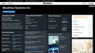 Blackline Systems Inc: Company Profile - Bloomberg