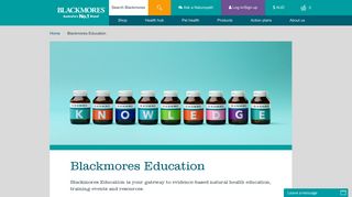 Blackmores Education - Blackmores